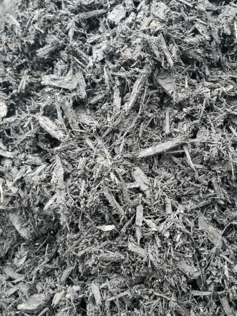 Black Mulch by cubic yard Adirondack Landscape Supply