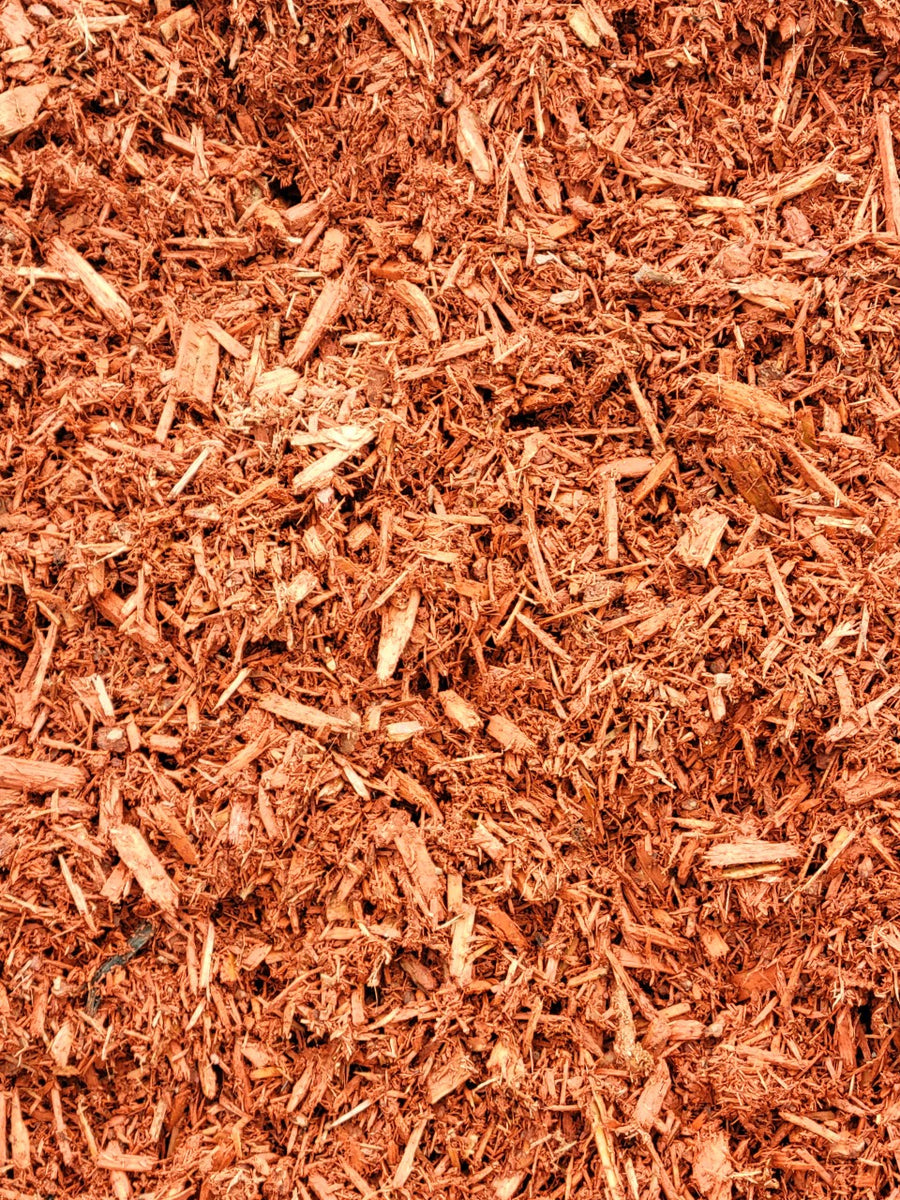 Red Mulch per cubic yard Adirondack Landscape Supply