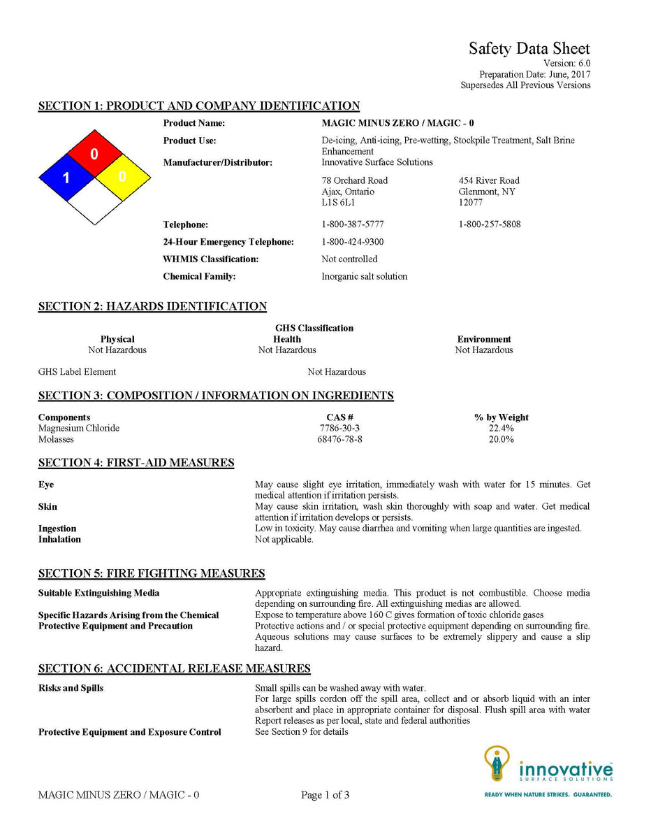 Magic0 by ProMelt Environmentally Friendly Liquid Deicer