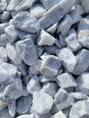 3/4" White Stone per cubic yard