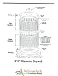 8' diameter drywell base only