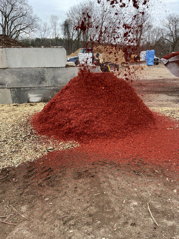 Red Mulch per cubic yard